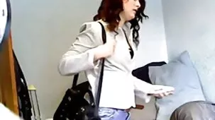 Jay di nuovo girato un POV cazzo con film hard di attrici famose una giovane donna in occhiali