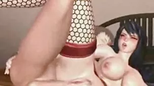 Sexy bruna cums mentre masturbandosi film hard segretarie con un dildo